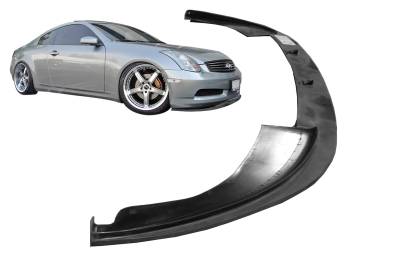 Stillen - Stillen 1036030SP Front Air Dam Splitter for 03-07 Infiniti G35 Coupe