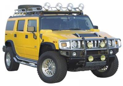 Stillen - Stillen FF3500 Unpainted Fender Flare Kit for 03-09 Hummer H2