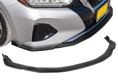 Stillen - Stillen KB12845MB Front Lip Splitter Matte Black for 19-22 Nissan Maxima