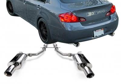 Stillen - Stillen 504377 SS Cat-Back Exhaust System for 09-15 Infiniti G37 Sedan Q40