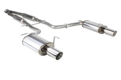 Stillen - Stillen 504437 SS Near Cat-Back Exhaust System for 11-13 Infiniti M37/14-18 Q70