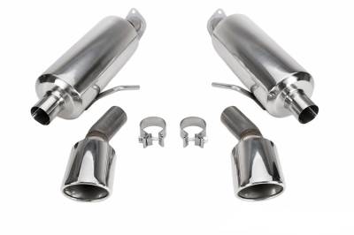 Stillen - Stillen 504442 Stainless Steel Axle Back Exhaust System for 14-15 Infiniti Q50