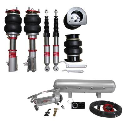 TruHart - TruHart TH-H1005+TH-MM01 Air Struts w/Essential Management for 06-11 Honda Civic