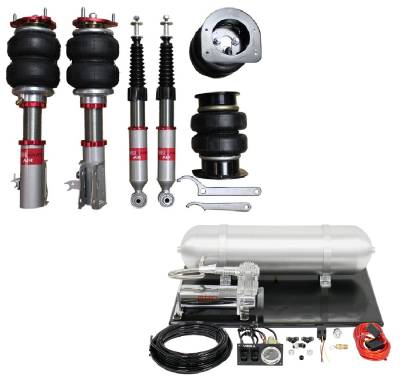 TruHart - TruHart TH-H1005-2+TH-MM03 Air Struts w/Basic for 16+ Acura ILX 14-15 Civic SI