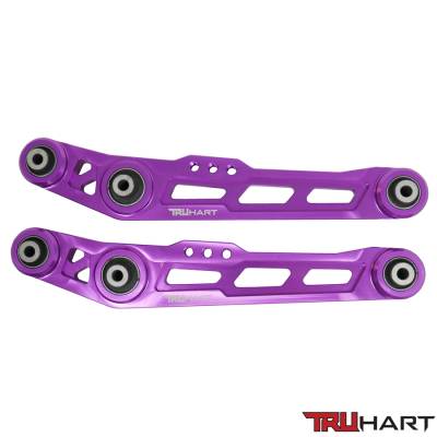 TruHart - TruHart TH-H101-PU Rear Lower Control Arms Purple 90-01 Integra 88-95 Civic/CRX