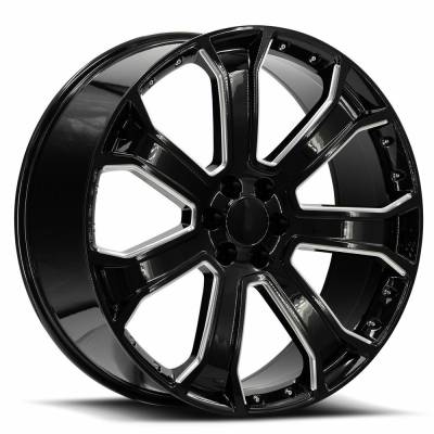 O.E. Revolution - O.E. Revolution Wheel G06 26x10 6x5.5 31mm Black/Machined G06-2610655+31BM