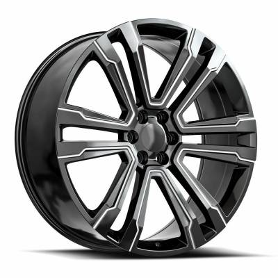 O.E. Revolution - O.E. Revolution Wheel G10 24x10 6x5.5 31mm Black/Machined G10-24105031GBM