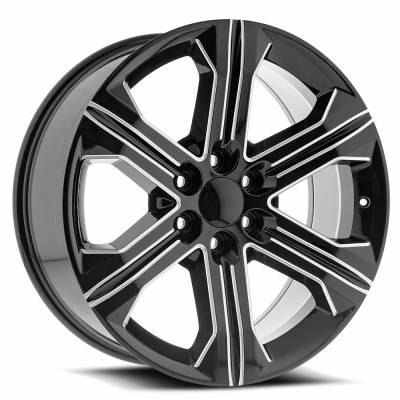 O.E. Revolution - O.E. Revolution Wheel G13 24x10 6x5.5 31mm Black/Machined G13-2410655+31BM