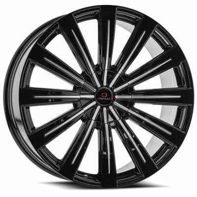 Cavallo - Cavallo Wheel CLV-49 22x8.5 5x4.5/120 38mm Black CLV-49228551143120+38BM