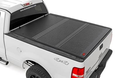 Rough Country Suspension Systems - Rough Country Lo-Pro Hard Folding Tonneau Cover 04-14 Ford F150 6.5' 47214650B