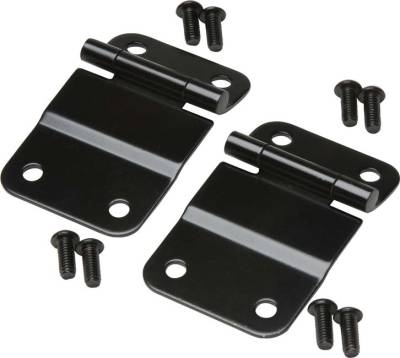 Kentrol - Kentrol 50419 Black Tailgate Hinge Pair for 76-86 Jeep CJ7