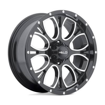 Helo - Helo HE879 17x9 5x5.0 -12mm Gloss Black/Milled HE87979050312NGC