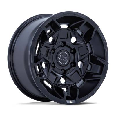 Black Rhino Hard Alloys - Black Rhino Hard Alloys BR028 GUARD 17x8.5 5x5.0 0mm Black BR028MX17855000