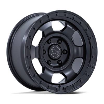 Black Rhino Hard Alloys - Black Rhino Hard Alloys BR029 TROOPER 17x8.5 5x130 25mm Black BR029MX17855Q25