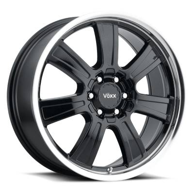 Voxx - Voxx D-106576 Turin 20x8.5 6-132/139.7 et39 CB93.2 Gloss Black Mach Lip