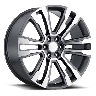 Voxx - Voxx D-60678 2018 Denali 22x9 6-139.7 et31 CB78.3 Gun Metal Mach Face