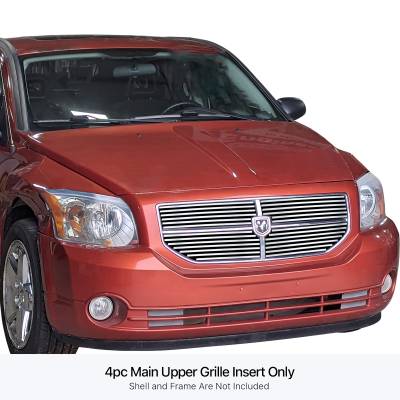 APS - APS Stainless Billet Grille-Polish for 06-12 Dodge Caliber GR04FFD72S