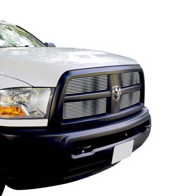 APS - APS Stainless Billet Grille-Polish for 10-12 Ram 2500/3500 GR04FFH64S