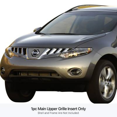 APS - APS Stainless Billet Grille-Polish for 09-10 Nissan Murano GR14FEE66S