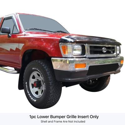 APS - APS Stainless Billet Bumper Grille Black for Toyota Pickup 4WD GR20HEA21J