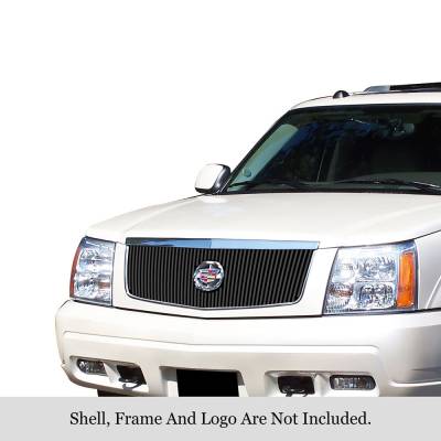 APS - APS Stainless Billet Grille Black 02-06 Cadillac Escalade/EXT GR01FEG70J