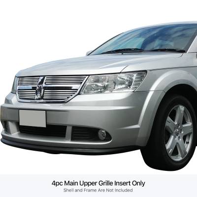 APS - APS Stainless Billet Grille-Polish for 11-20 Dodge Journey GR04FFH76S