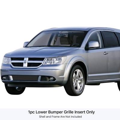 APS - APS Stainless Billet Bumper Grille Black for 11-20 Dodge Journey SE GR04FFH77J