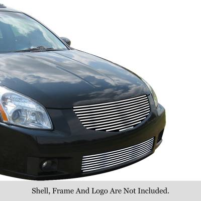 APS - APS Stainless Billet Grille-Polish for 07-08 Nissna Maxima GR14HGH99S