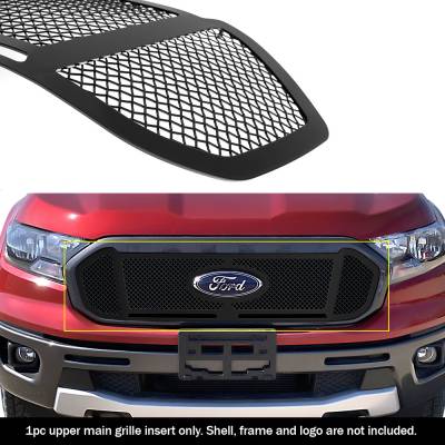 APS - APS Wire Mesh Grille Black 19-23 Ford Ranger GR06GEA46H