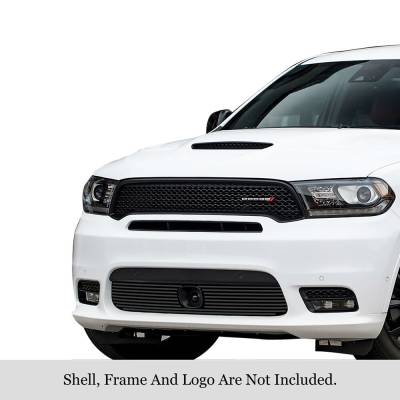 APS - APS Stainless Billet Bumper Grille Black for 18-20 Durango GT/RT GR04FFJ36J