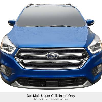 APS - APS Wire Mesh Grille Black 17-19 Ford Escape GR06GEB87H