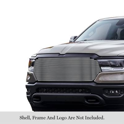 APS - APS Stainless Billet Grille-Polish for 19-24 Ram 1500 GR04HEE40S