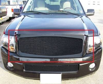 APS - APS Wire Mesh Grille Black 07-14 Ford Expedition GR06GEC49H