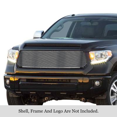APS - APS Stainless Billet Grille-Polish for 14-17 Toyota Tundra GR20HEI85S