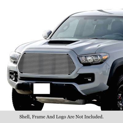 APS - APS Stainless Billet Grille-Polish for 16-17 Toyota Tacoma GR20HFC58S