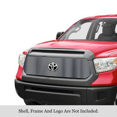 APS - APS Stainless Billet Grille-Polish for 18-19 Toyota Tundra GR20HFJ30S