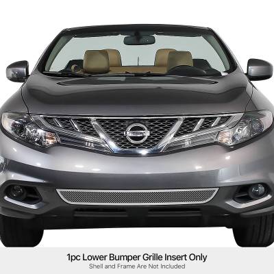 APS - APS Wire Mesh Bumper Grille-Polish for 11-14 Nissan Murano GR14GEE67T