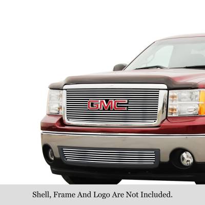 APS - APS Stainless Billet Grille-Polish 07-13 GMC Sierra 1500 GR07FGH61S