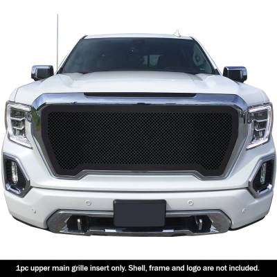 APS - APS Wire Mesh Grille Black 19-21 GMC Sierra 1500 GR07GEF22K
