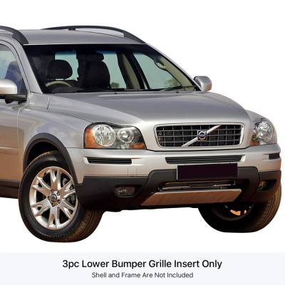 APS - APS Stainless Billet Bumper Grille Black for 05-06 Volvo XC90 GR22FEE10J