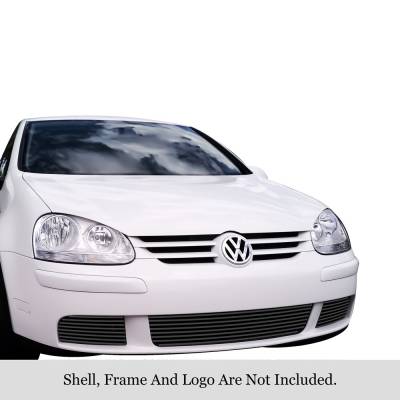 APS - APS Stainless Billet Bumper Grille Black for 07-08 VW Rabbit GR22FEE35J