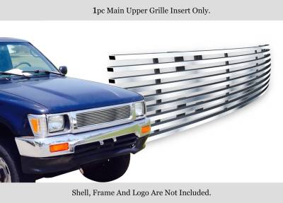 APS - APS Stainless Billet Grille-Polish for 92-95 Toyota Pickup 4WD GR20FEA43S