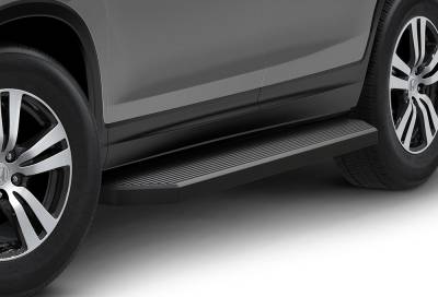 APS - APS IB08RCE2H H-Series Running Boards Black for 16-22 Honda Pilot