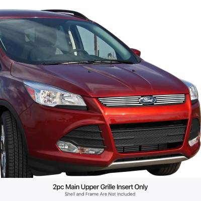 APS - APS Stainless Billet Grille-Polish 13-16 Ford Escape GR06FEB73S