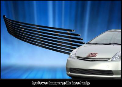 APS - APS Stainless Billet Bumper Grille Black for 06-09 Toyota Prius GR20FED71J