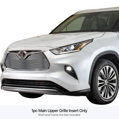 APS - APS Stainless Billet Grille-Polish for 20-25 Toyota Highlander GR20FEJ41S