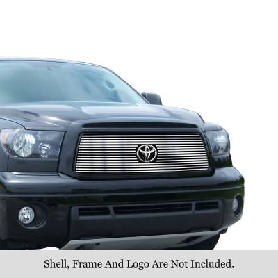 APS - APS Stainless Billet Grille-Polish for 10-13 Toyota Tundra GR20FFG18S