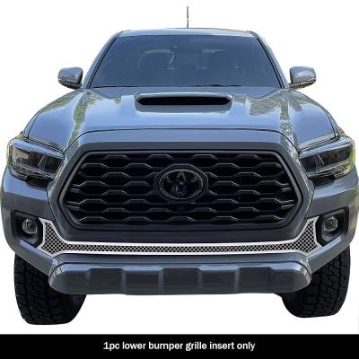 APS - APS Wire Mesh Bumper Grille-Polish for 16-23 Toyota Tacoma GR20GEA81S