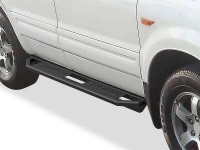 APS - APS Truck Armor Running Boards Black Honda Pilot/Acura MDX IA08SID1B