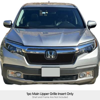 APS - APS Wire Mesh Grille Black 17-20 Honda Ridgeline GR08GEA88K